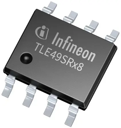 Produktfoto 1 von Infineon Positionssensor 1-Achsen Oberfläche 26V SENT Hall 3000 Hz Hall Effekt PG-TDSO-8-1 8-Pin