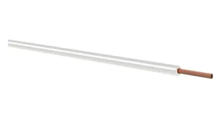 Produktfoto 1 von Kabeltronik 1601 Schaltdraht, 24 AWG 100 m Weiß Ø 1.4 mm 128 Litzen Polyvinylchlorid