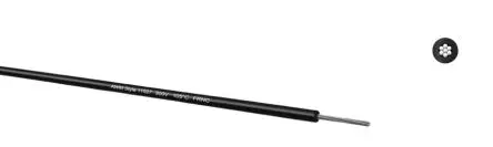 Produktfoto 1 von Kabeltronik 9928 Schaltdraht, 28 AWG 100 m Schwarz Ø 0.85 mm 7 Litzen Polyphenylenether