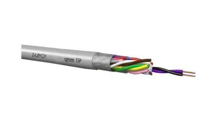 Produktfoto 1 von Kabeltronik 2 LIFYCY TP Mehrpaariges Kabel, 8-paarig 0.08 mm² 100 m Ø 6 mm Polyvinylchlorid isoliert Grau
