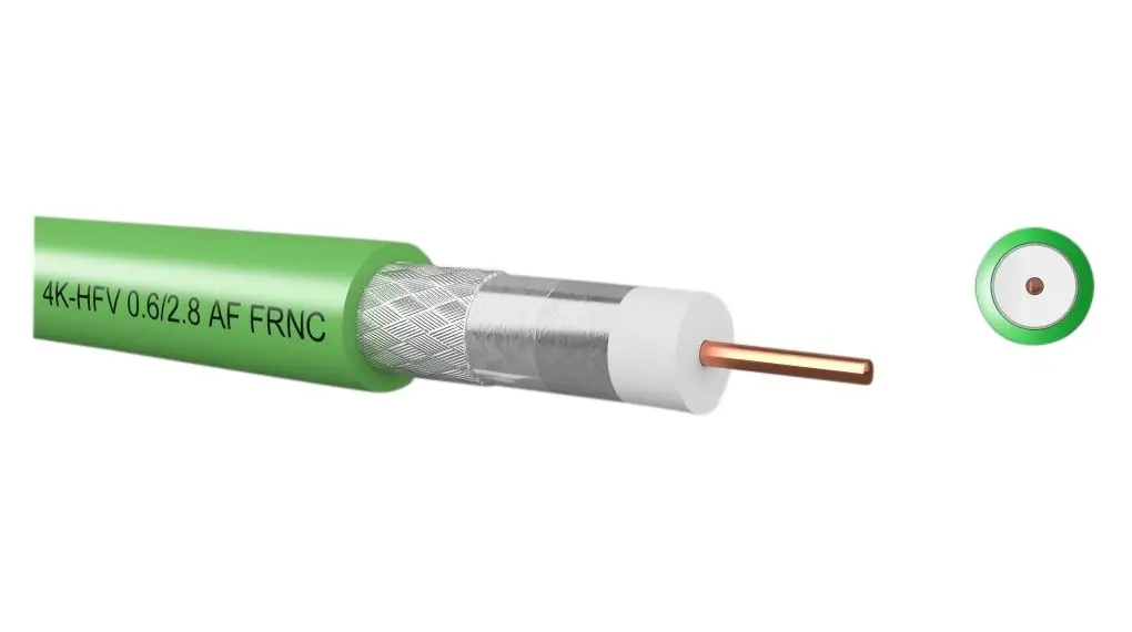 Produktfoto 1 von Kabeltronik 74H6 Kabel, Verlegekabel, 75 Ω, 100 m, Grün
