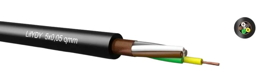 Kabeltronik 3412 Steuerleitung 0,05 mm² Geschirmt Schirmung