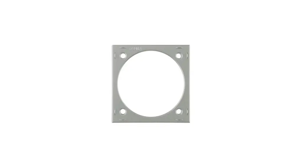 Produktfoto 1 von Berker Rahmen Silber Kunststoff 1 Ausbrüche
