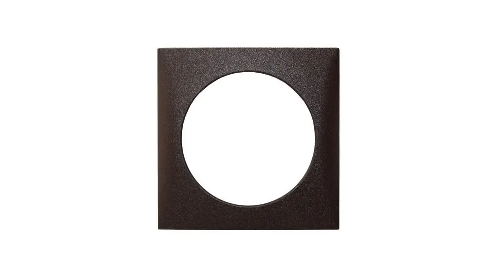 Produktfoto 1 von Berker Rahmen Braun Kunststoff 1 Ausbrüche H. 59.5 mm B. 59.5 mm