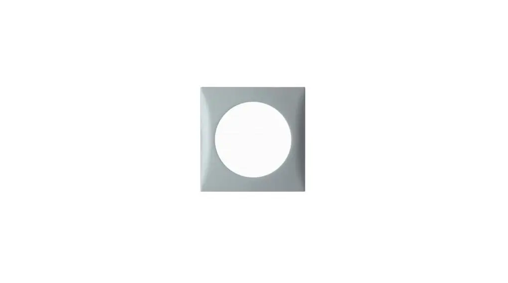 Produktfoto 1 von Berker Rahmen Weiß Kunststoff 1 Ausbrüche H. 59.5 mm B. 59.5 mm
