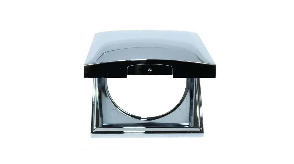 Produktfoto 1 von Berker Rahmen Silber Kunststoff 1 Ausbrüche H. 59.5 mm B. 59.5mm