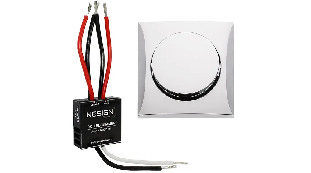Produktfoto 1 von Berker Berker Integro Dimmer, 96 W 48 V dc 1 Auslässe H. 36 mm B. 36 mm T. 12 mm