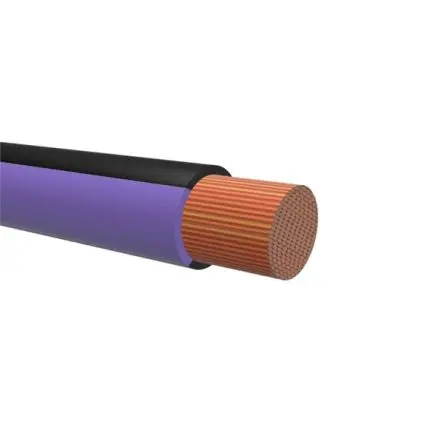 Produktfoto 1 von NEMIQ 50992 Schaltdraht 0.75 mm² 100 m Schwarz, Violett Ø 1.9 mm 1 Litzen Polyvinylchlorid