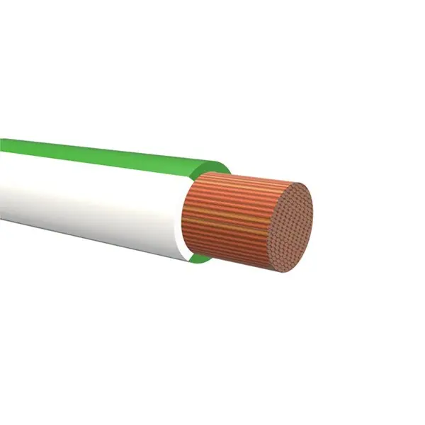Produktfoto 1 von NEMIQ Einzeladerleitung 0,75 mm² 100m Grün/Weiß Polyvinylchlorid isoliert