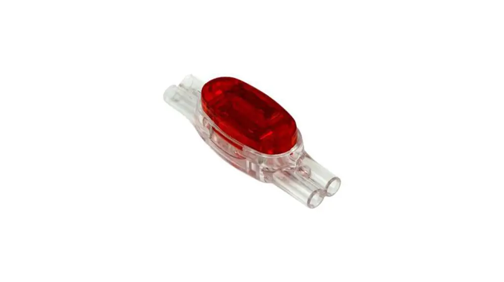 Produktfoto 1 von 3M U1R Spleißverbinder, Scharnier, Rot, Ø 4 mm, 24 AWG max.