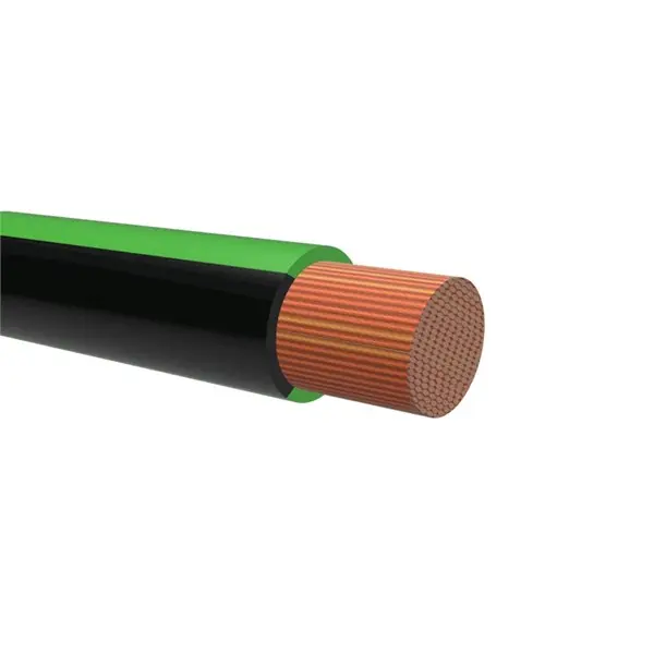 Produktfoto 1 von NEMIQ Einzeladerleitung 2,5 mm² 23m Schwarz/Grün PVC isoliert