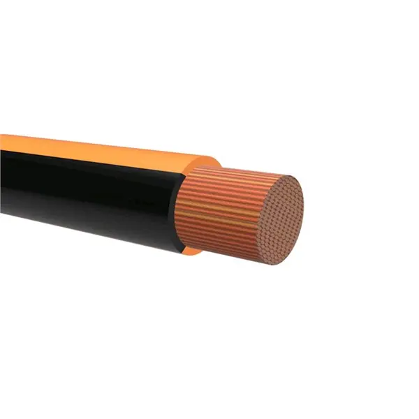 Produktfoto 1 von NEMIQ Einzeladerleitung 1,5 mm² 100m Schwarz/Orange PVC isoliert