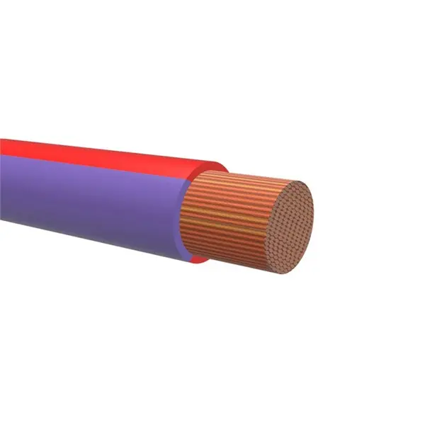 Produktfoto 1 von NEMIQ Einzeladerleitung 2,5 mm² 100m Purpur/Rot PVC isoliert
