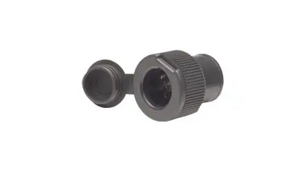 Produktfoto 1 von NEMIQ 175400 21 mm DIN-Buchse Gerade 2-polig, 24V 16A, Steckbar Buchse