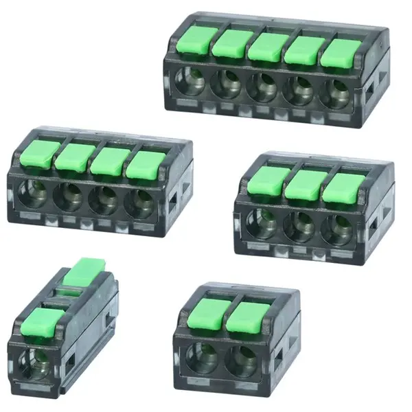 NEMIQ AS SC Kabelspleißverbinder, Grün, 28 AWG, Ø 1 → 4mm, 5 Auslässe, 28AWG max.