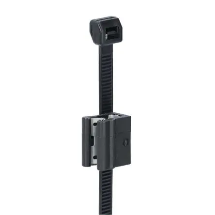 Produktfoto 1 von NEMIQ ECT Polyamid Kabelbinder Kabelbinder mit Randclip Schwarz 4.8mm x 200 mm