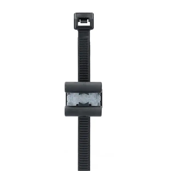 Produktfoto 1 von NEMIQ ECT Polyamid Kabelbinder Kabelbinder mit Randclip Schwarz 4.8 mm x 200 mm