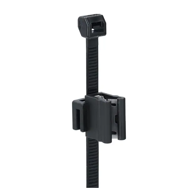Produktfoto 1 von NEMIQ ECT Polyamid Kabelbinder Kabelbinder mit Randclip Schwarz 4.8 mm x 200 mm