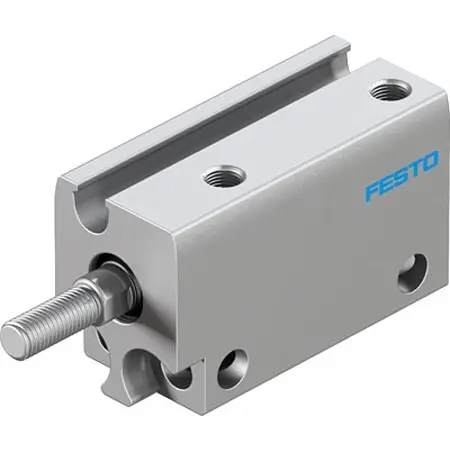 Produktfoto 1 von Festo ADN ADN-S-6-10-A-A-F1A Pneumatik-Kompaktzylinder 10 mm Doppeltwirkend, Bohrung Ø 6 mm, bis 0.8 Mpa