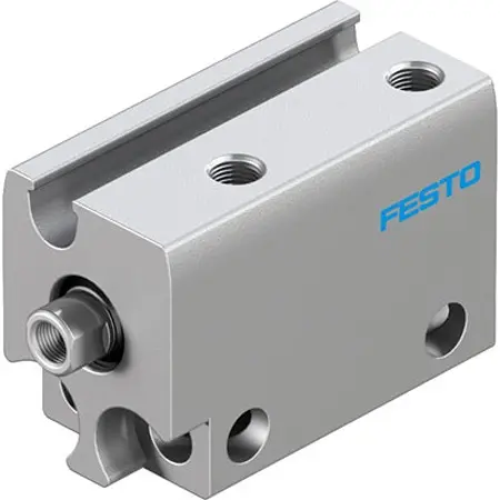 Produktfoto 1 von Festo ADN ADN-S-6-10-I-F1A Pneumatik-Kompaktzylinder 10 mm Doppeltwirkend, Bohrung Ø 6 mm, bis 0.8 Mpa