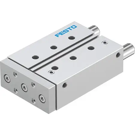 Produktfoto 1 von Festo DFM DFM-32-100-P-A-GF-F1A Pneumatik-Führungszylinder 100 mm Doppeltwirkend, Bohrung Ø 32 mm bis 1 Mpa