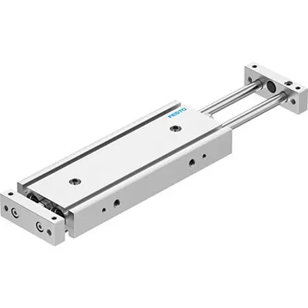 Produktfoto 1 von Festo DGTZ DGTZ-GF-10-50-J-T-P-A Pneumatik-Führungszylinder 50 mm Doppeltwirkend, Bohrung Ø 10 mm bis 0.8 Mpa