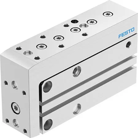 Produktfoto 1 von Festo DGSS DGSS-20-50-E1A Pneumatik-Führungszylinder 50 mm Doppeltwirkend, Bohrung Ø 20 mm bis 8 bar