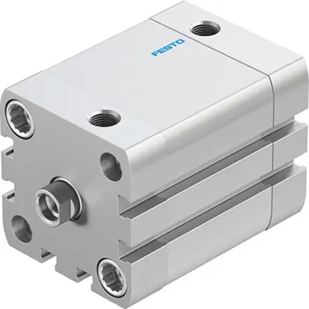Produktfoto 1 von Festo ADN ADN-40-35-I-P-A, G 1/8 Pneumatik-Kompaktzylinder doppeltwirkend, Bohrung Ø 40mm / Hub 35mm
