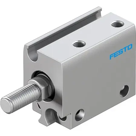 Produktfoto 1 von Festo ADN ADN-S-10-10-A-F1A, M3 Pneumatik-Kompaktzylinder doppeltwirkend, Bohrung Ø 10mm / Hub 10mm
