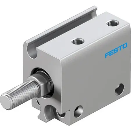 Produktfoto 1 von Festo ADN ADN-S-10-5-A-A-F1A Pneumatik-Kompaktzylinder 5 mm Doppeltwirkend, Bohrung Ø 10 mm, bis 0.8 Mpa