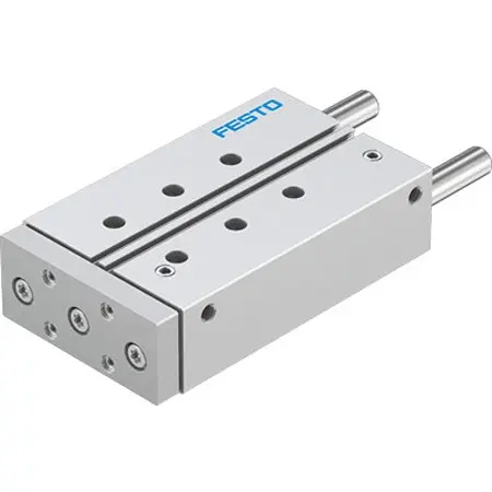 Produktfoto 1 von Festo DFM DFM-32-125-P-A-KF-F1A Pneumatik-Führungszylinder 125 mm Doppeltwirkend, Bohrung Ø 32 mm bis 1 Mpa