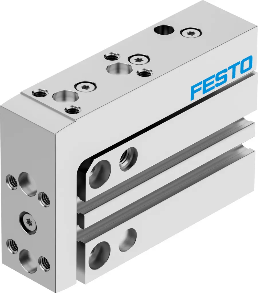 Produktfoto 1 von Festo DGSS DGSS-6-20-E1A Pneumatik-Führungszylinder 20 mm Doppeltwirkend, Bohrung Ø 6 mm bis 8 bar