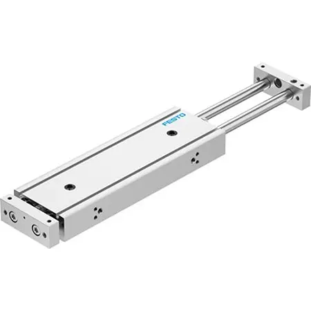 Produktfoto 1 von Festo DGTZ DGTZ-GF-20-100-J-T-P-A Pneumatik-Führungszylinder 100 mm Doppeltwirkend, Bohrung Ø 20 mm bis 0.8 Mpa