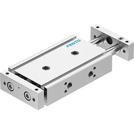 Produktfoto 1 von Festo DGTZ DGTZ-GF-25-30-J-T-P-A Pneumatik-Führungszylinder 30 mm Doppeltwirkend, Bohrung Ø 25 mm bis 0.8 Mpa