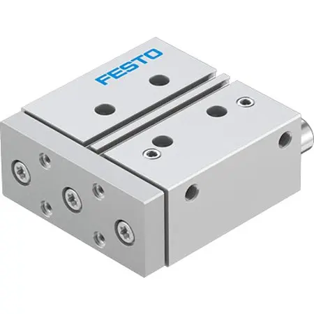 Produktfoto 1 von Festo DFM DFM-32-50-P-A-GF-F1A Pneumatik-Führungszylinder 50 mm Doppeltwirkend, Bohrung Ø 32 mm bis 1 Mpa