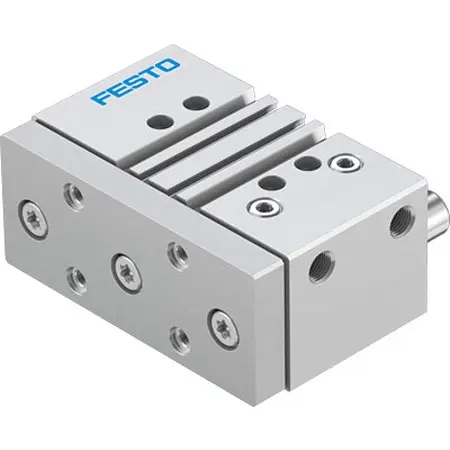 Produktfoto 1 von Festo DFM DFM-50-25-P-A-KF-F1A Pneumatik-Führungszylinder 25 mm Doppeltwirkend, Bohrung Ø 50 mm bis 1 Mpa