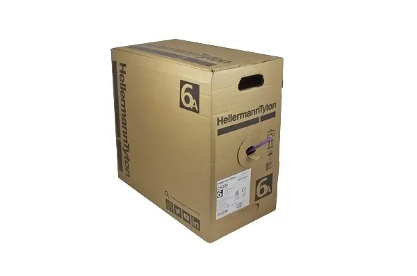 Produktfoto 1 von HellermannTyton Connectivity CA Kat. 6 Cat.6 Netzwerkkabel, 305 m, Violett Ungeschirmt Ungeschirmt, Aussen ø 6.1 mm