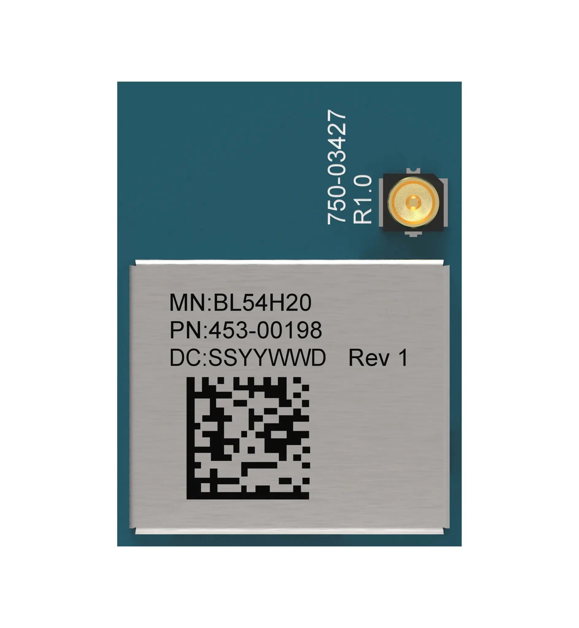 Produktfoto 1 von Ezurio Bluetooth Modul Halbleiter bis 2 Mbit/s 5.5V / 10 dBm, Leiterplattenmontage