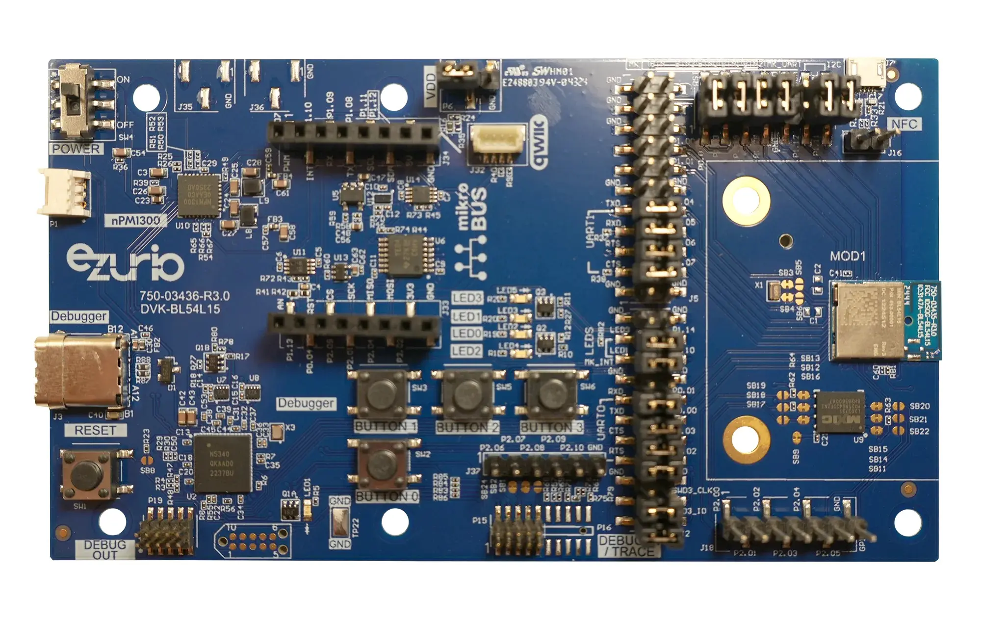 Produktfoto 1 von Ezurio Entwicklungskit Halbleiter 2.48 GHz bis 2 Mbps 3.5 V / 7 dBm