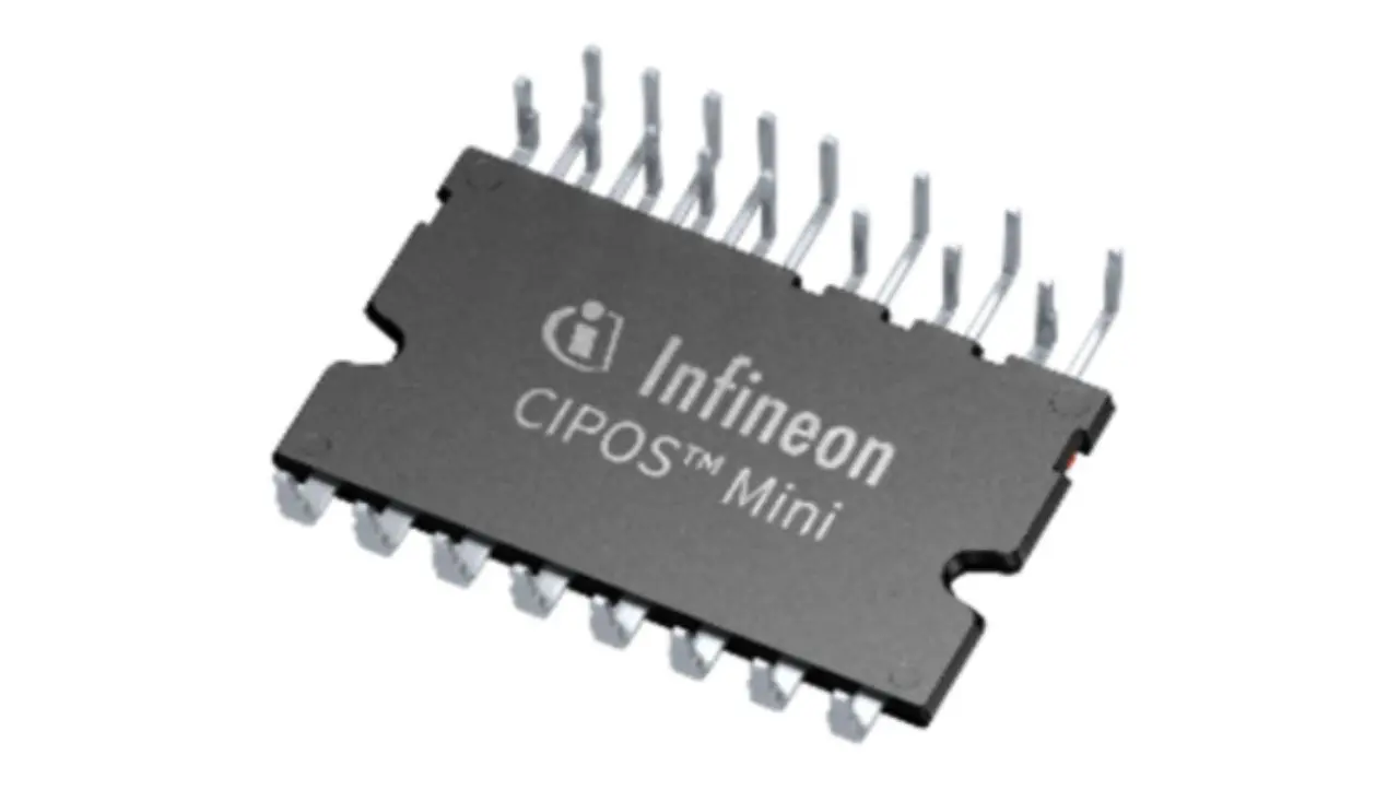 Produktfoto 1 von Infineon Motortreiber-IC 3-phasig 600 V, 15 A, 20 kHz, DIP, 24-Pin, 650 V, 3-Phasen-Motor, CIPOSTM Mini IPM