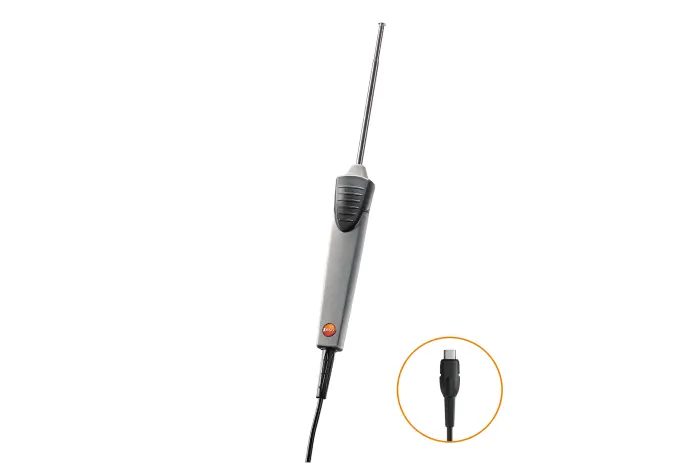 Produktfoto 1 von Testo Temperatursensor, 0615 1912, Oberfläche bis 150 °C ±0.2°C max, Messelement Typ NTC, ISOCAL