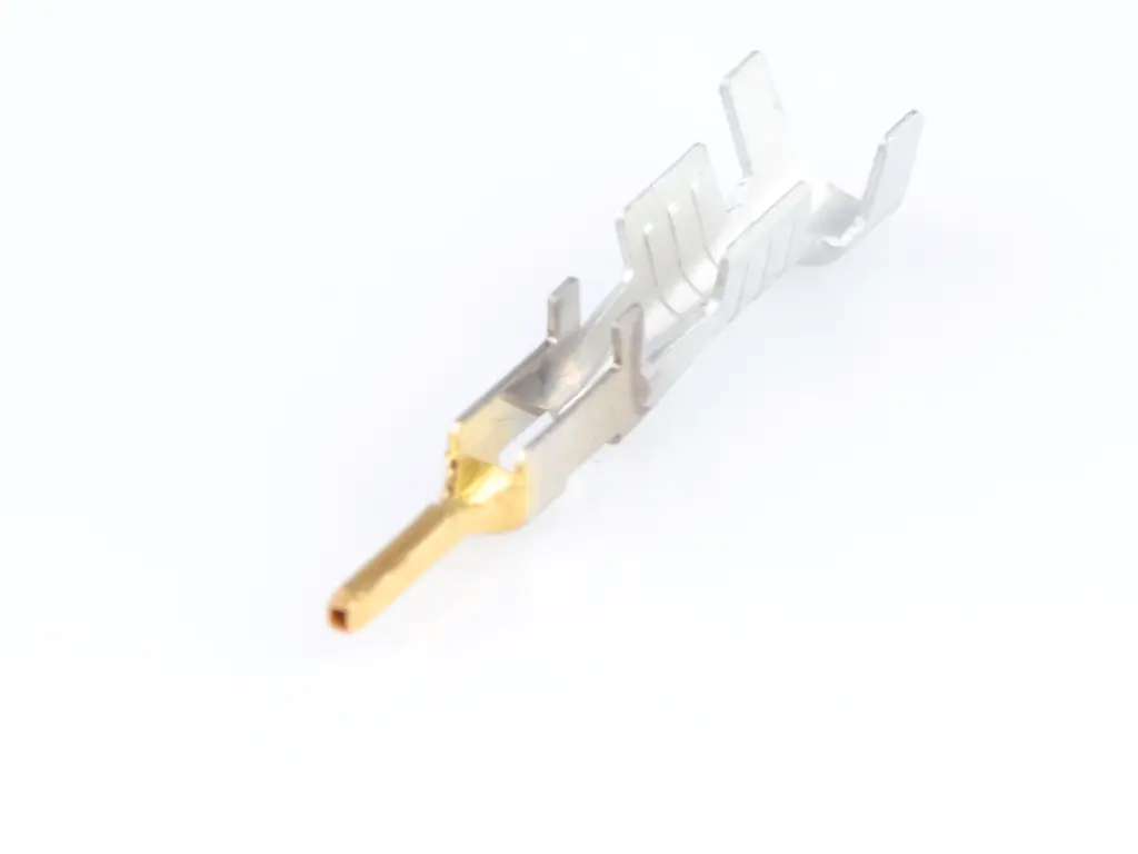 Produktfoto 1 von Molex 105418 Crimpkontakt für Drahtverbinder, Stecker Crimpbefestigung, Gold 10 AWG