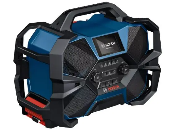 Produktfoto 1 von Bosch Schnurlos Baustellenradio 240V 87,5 bis 108/174,928 bis 239,2 MHz 8.2 kg