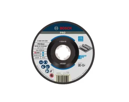 Produktfoto 1 von Bosch X Lock Aluminiumbeschichtet Ø 125 mm / Stärke 6 mm 10 pro Paket