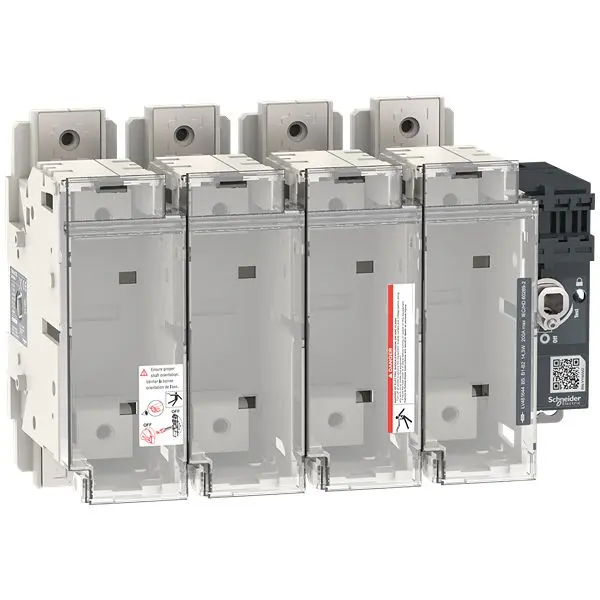 Produktfoto 1 von Schneider Electric FuPacT Sicherungstrennschalter 4-polig, 200A, 200A