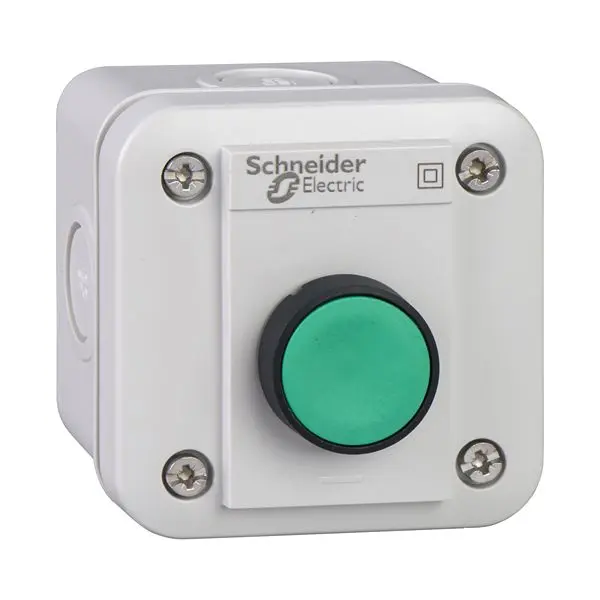 Produktfoto 1 von Schneider Electric XALE Steuerstation-Schalter 1 Schließer Dunkelgrau Polycarbonat, IP40, IP69K, IP66, 1 ABS Hellgrau