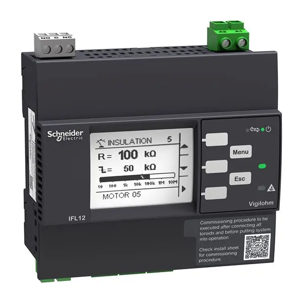 Produktfoto 1 von Schneider Electric IMDIFL12LMC Isolationsprüfer 24 V, 480 V ac/dc Isolationsprüfer