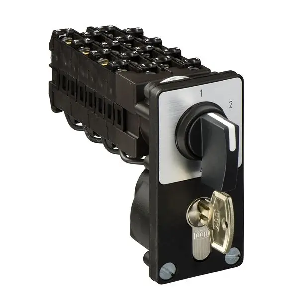 Produktfoto 1 von Schneider Electric Harmony Nockenschalter, 4-polig / 12A, 3-phasig, 4-Stufen, 60°-Wurfwinkel