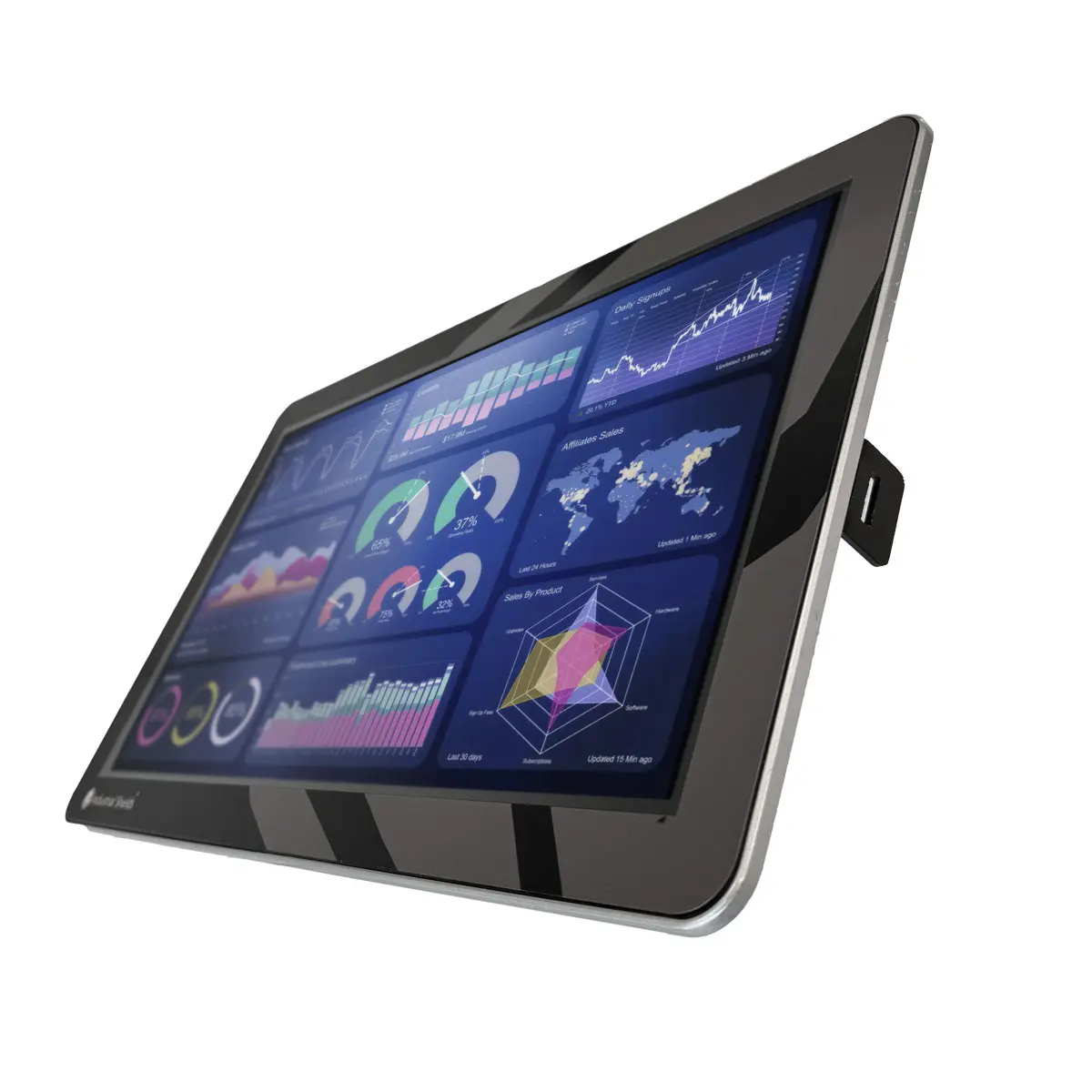 Produktfoto 1 von Industrial Shields, TFT, HMI-Infrarot-Display-Einheit, TFT, 1024 x 600 pixel, 7 in