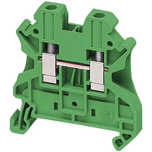 Produktfoto 1 von Schneider Electric NSY Anschlussklemmenblock DIN-Schiene Grün, 4 mm² Schraubbefestigung